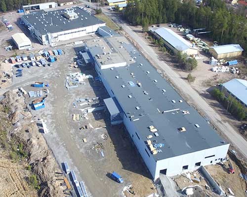 New production hall in Karis