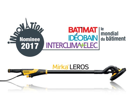 Mirka<sup>®</sup> LEROS, one of the Innovation Awards 2017 nominees