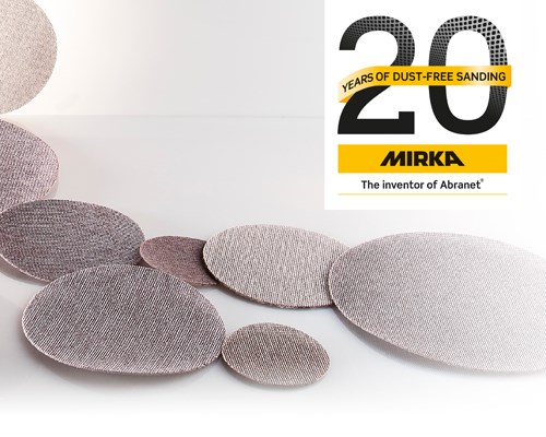 Mirka celebrates 20 years of dust-free sanding