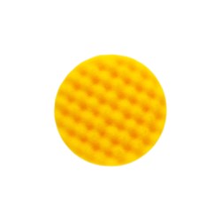 Polishing Foam Pad 135x25mm Yellow Waffle,10/Pack