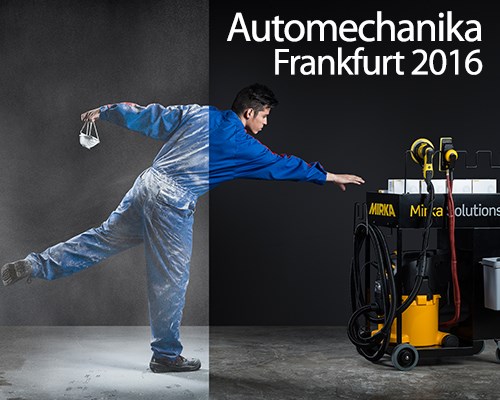 Mirka presents improved dust-free perfection at Automechanika 2016