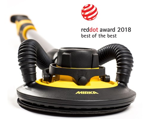 Red Dot award to Mirka for groundbreaking design