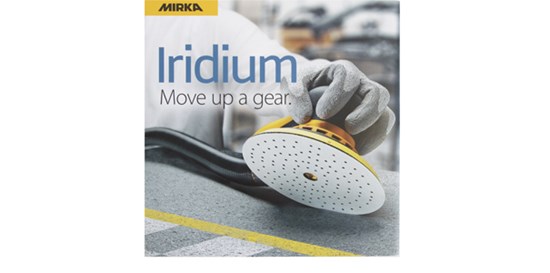 Try Mirka's new abrasive Iridium, order sample pack