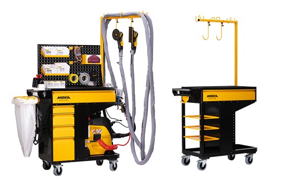Mirka<sup>®</sup> Modular Trolley is your new jack-of-all-trades co-worker