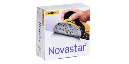 Mirka's new abrasive Novastar tackles demanding surfaces with unexpected ease