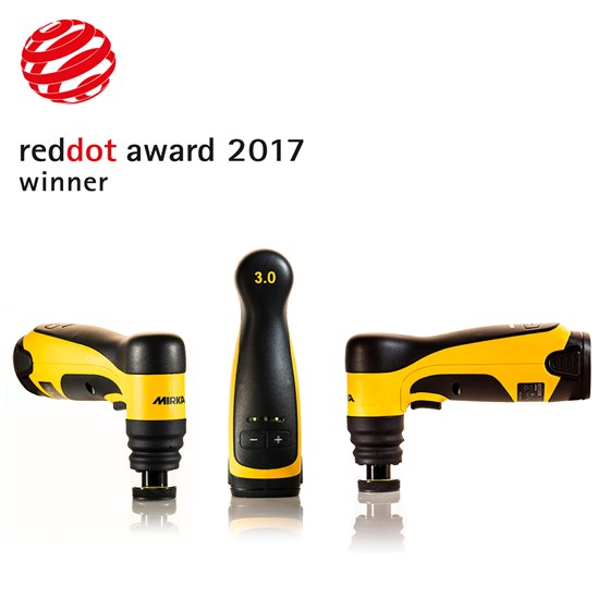 Mirkas Akku-Blütenschleifer wird mit dem Red Dot Design Award 2017 ausgezeichnet