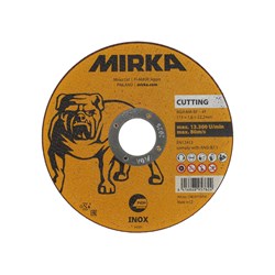 Mirka Cutting Wheel 115x1,6x22,2mm M2A46R-BF Inox