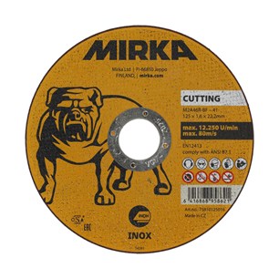 Mirka Cutting Wheel 125x1,6x22,2mm M2A46R-BF Inox 