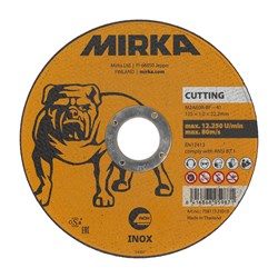 Mirka Cutting Wheel 125x1,0x22,2mmM2A60R-BFInox/10