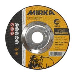 Mirka PRO Cut and Grind 125x3,0x22,2mm A46Q-BFInox