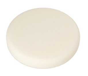 Polishing Foam Pad 150x25mm White Flat, 2/Pack