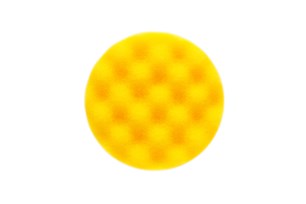 Polishing Foam Pad 85x25mm Yellow Waffle, 2/Pack 
