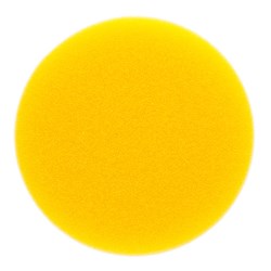 Gąbka polerska na rzep, 85x25mm, żółta, płaska, 200szt./opak