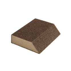 Sanding Sponge Angled 125x85x25mm 80, 100/Pack