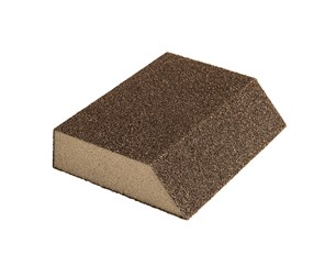 Sanding Sponge Angled 125x85x25mm 120, 100/Pack