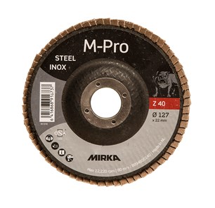Flap Disc M-PRO 127x22mm Inox ZIR 40