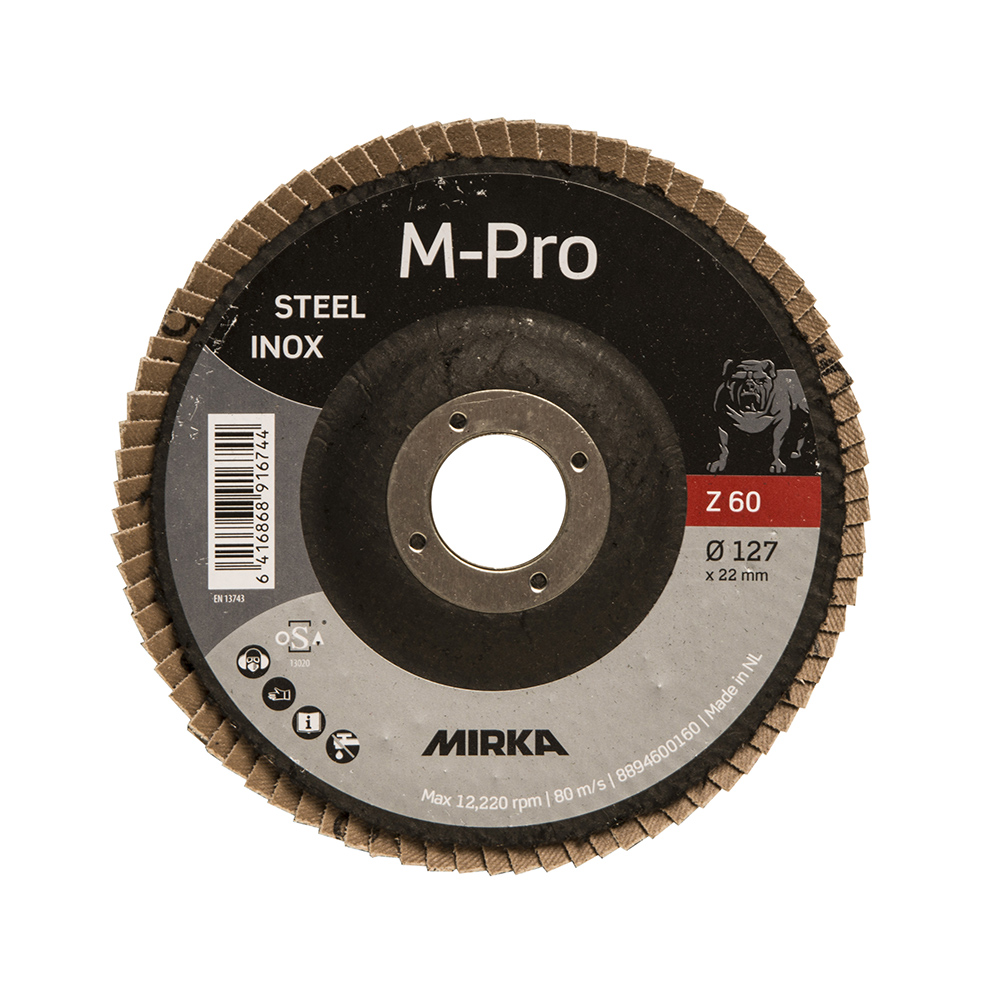 100 Mirka Gold Velcro Discs Grinding Wheels 150 mm 9 Compartment Perforated Grain 150 
