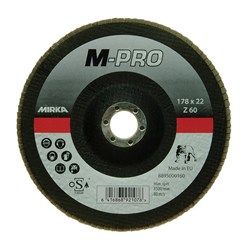 Disque à lamelles M-PRO 180x22mm Inox Zirconium 60