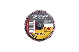 Abranet Max Mini Flap disc Quick Lock 50mm 40