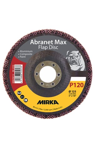 Abranet Max Flap disc T29 125mm ALOX 120