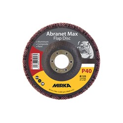 Abranet Max Flap disc T29 125mm ALOX 40