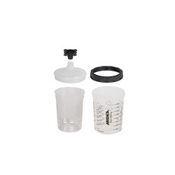 Paint Cup System 180ml, Filter Lid 125µm, 50/Pack