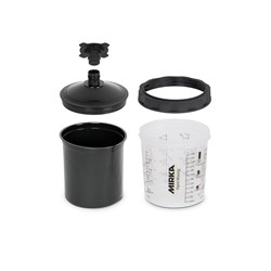 Paint Cup System UV 650ml,Filter Lid 125µm,50/Pack